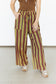Olive Vintage Strip Pants