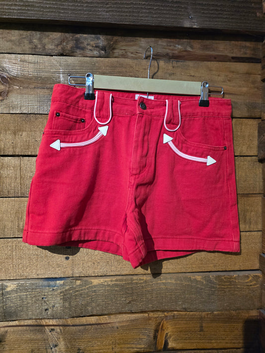 Red Smiley Shorts
