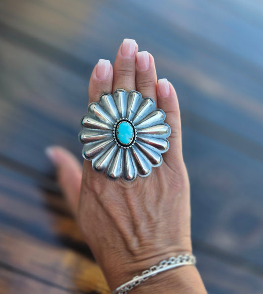 Flower Ring 1 Stone
