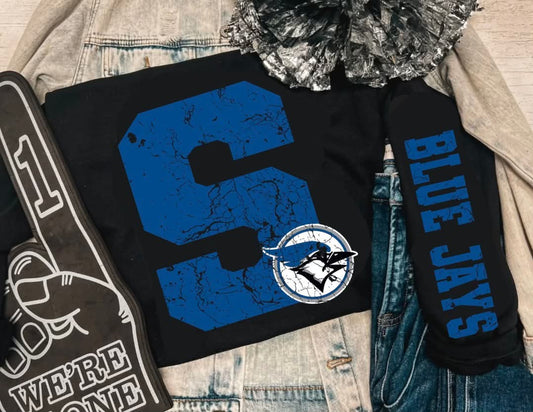 BlueJay Varsity Sleeve Crewneck