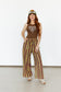 Olive Vintage Strip Pants