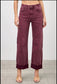 Wild Burgundy Saige Jeans