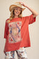 Playing Card Washed Oversized Tee