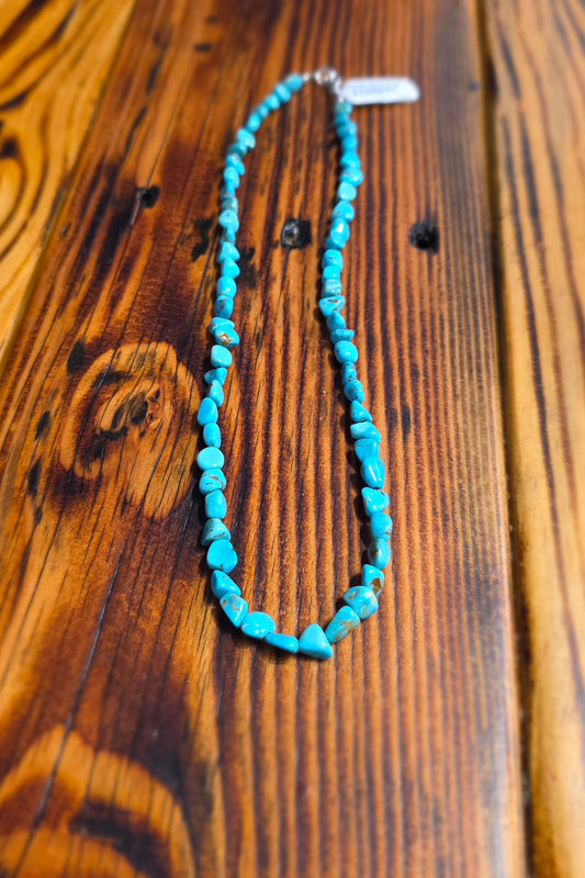 Sterling Silver Kingman Turq. Necklace