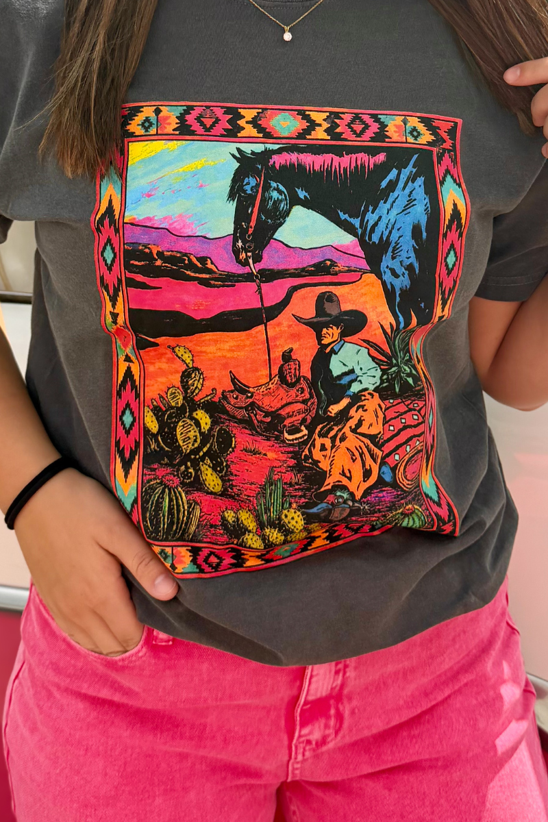 Neon Desert Drifter Tee