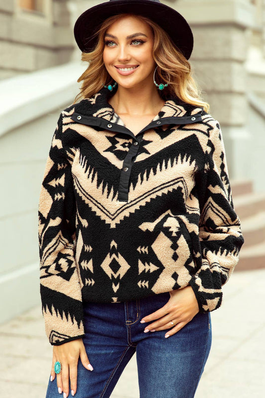 Aztec Fleece Pullover