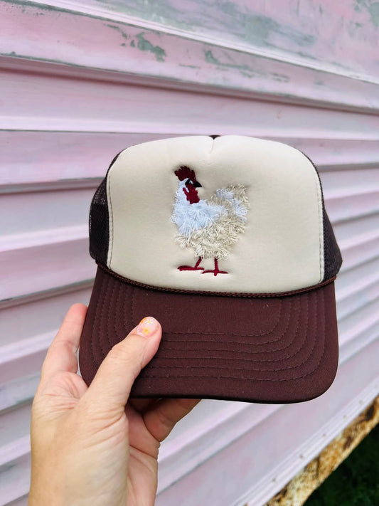 Mother Clucker Fluffy Chicken Embroidered