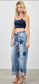 Star Print Barrel Saige Jeans