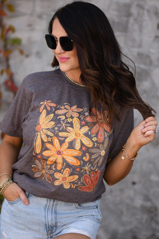 Fall Daisies Tee