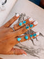 Rye Turquoise Twist Ring