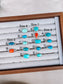 Seabrook Turquoise & Orange Spiny Rings