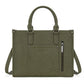Wrangler Sherpa Aztec Canvas Tote/Crossbody - Green
