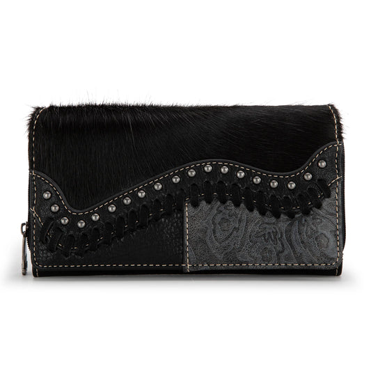 Trinithy Ranch Hair-On Cowhide Wallet