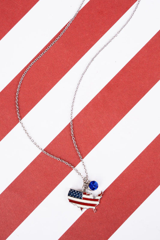 USA Pendant Necklace