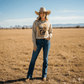Wild West Cactus Graphic Sweatshirt