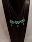 Yantis Turquoise Half Cluster Necklace