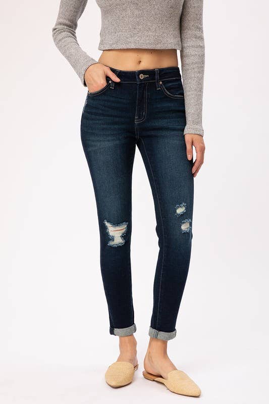 GEMMA MID RISE ANKLE SKINNY